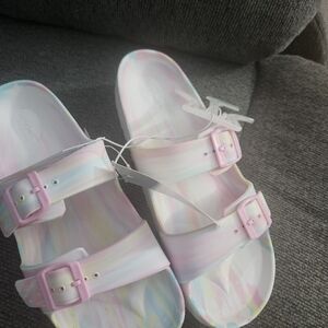 Colorful Kids Slide Sandals